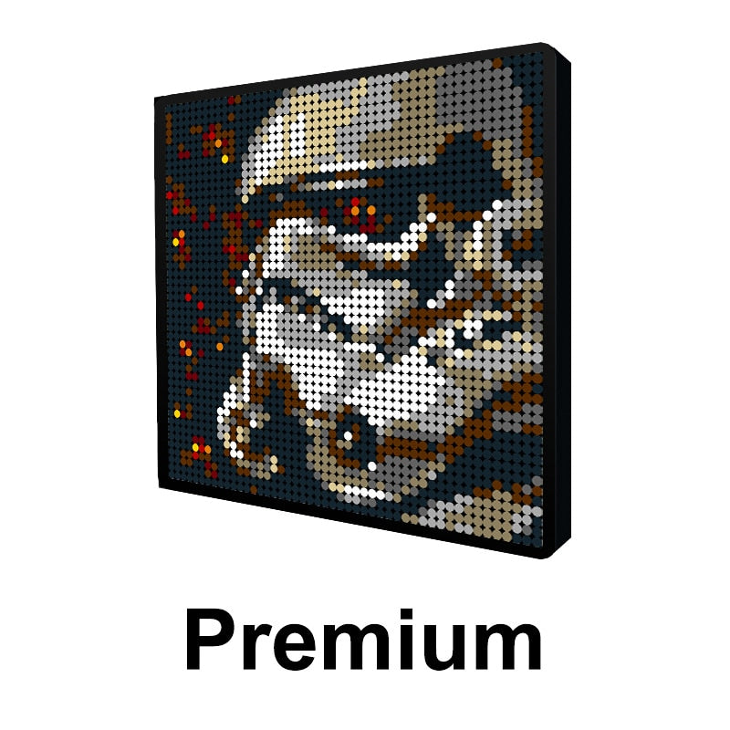 Star Wars Stormtrooper Pixel Art