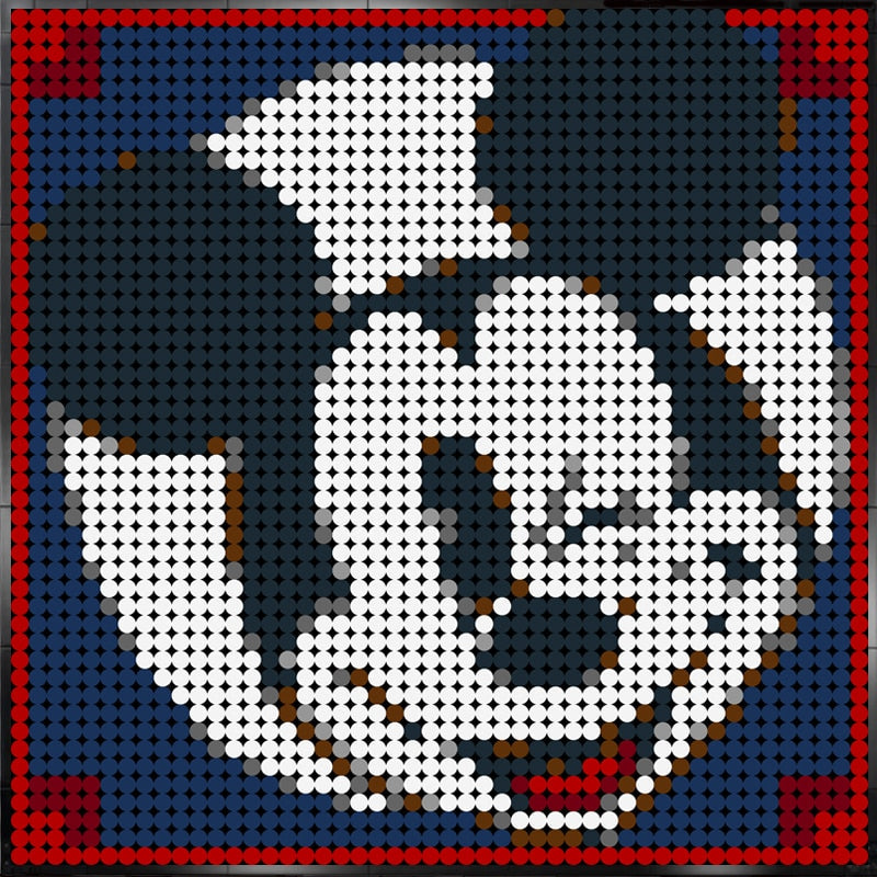 Mickey Mouse Pixel Art