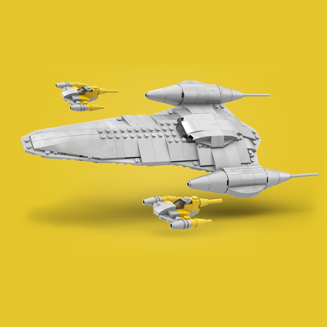 Star Wars Micro Nubian Royal Starship & Sith Infiltrator